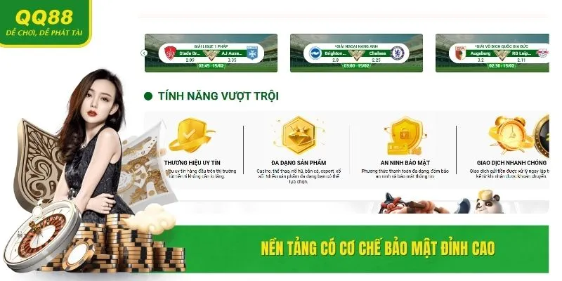 QQ88 | TRANG CHỦ QQ88.COM CHÍNH TKỨC | ĐK QQ 88 +88K 17 Hệ thống áp dụng công nghệ bảo mật tiên tiến hàng đầu.