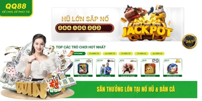 QQ88 | TRANG CHỦ QQ88.COM CHÍNH TKỨC | ĐK QQ 88 +88K 16 Săn thưởng hấp dẫn tại Nổ hũ & Bắn cá